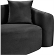 Meridian Furniture Destin Black Velvet Sofa