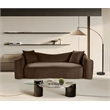 Meridian Furniture Destin Brown Velvet Sofa