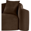 Meridian Furniture Destin Brown Velvet Sofa