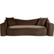Meridian Furniture Destin Brown Velvet Sofa
