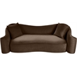 Meridian Furniture Destin Brown Velvet Sofa