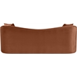 Meridian Furniture Destin Cognac Velvet Sofa
