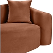 Meridian Furniture Destin Cognac Velvet Sofa