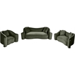 Meridian Furniture Destin Green Velvet Sofa