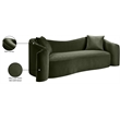 Meridian Furniture Destin Green Velvet Sofa