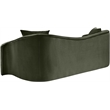 Meridian Furniture Destin Green Velvet Sofa