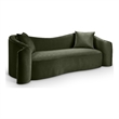Meridian Furniture Destin Green Velvet Sofa