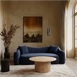 Meridian Furniture Destin Navy Velvet Sofa