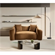 Meridian Furniture Destin Saddle Velvet Loveseat