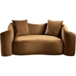 Meridian Furniture Destin Saddle Velvet Loveseat
