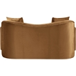 Meridian Furniture Destin Saddle Velvet Loveseat