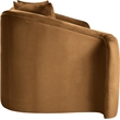Meridian Furniture Destin Saddle Velvet Loveseat