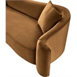 Meridian Furniture Destin Saddle Velvet Sofa