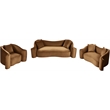 Meridian Furniture Destin Saddle Velvet Sofa