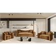 Meridian Furniture Destin Saddle Velvet Sofa