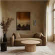 Meridian Furniture Destin Saddle Velvet Sofa