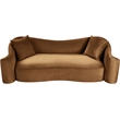 Meridian Furniture Destin Saddle Velvet Sofa