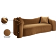 Meridian Furniture Destin Saddle Velvet Sofa