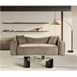 Meridian Furniture Destin Taupe Velvet Sofa