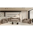 Meridian Furniture Destin Taupe Velvet Sofa
