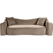 Meridian Furniture Destin Taupe Velvet Sofa