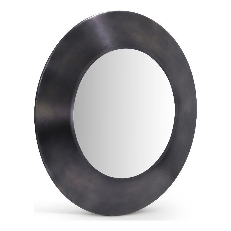 Meridian Furniture Sphere Black Iron Framed Mirror