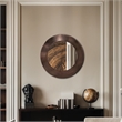 Meridian Furniture Sphere Brown Iron Framed Mirror