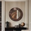 Meridian Furniture Sphere Brown Iron Framed Mirror