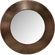 Meridian Furniture Sphere Brown Iron Framed Mirror
