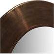 Meridian Furniture Sphere Brown Iron Framed Mirror