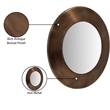 Meridian Furniture Sphere Brown Iron Framed Mirror