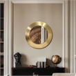 Meridian Furniture Sphere Gold Iron Framed Mirror