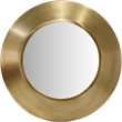 Meridian Furniture Sphere Gold Iron Framed Mirror