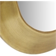Meridian Furniture Sphere Gold Iron Framed Mirror