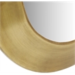 Meridian Furniture Sphere Gold Iron Framed Mirror