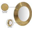 Meridian Furniture Sphere Gold Iron Framed Mirror