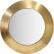 Meridian Furniture Sphere Gold Iron Framed Mirror