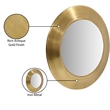 Meridian Furniture Sphere Gold Iron Framed Mirror