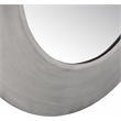 Meridian Furniture Sphere Silver Iron Framed Mirror