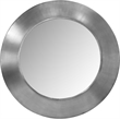 Meridian Furniture Sphere Silver Iron Framed Mirror