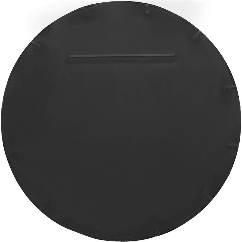 Meridian Furniture Sphere Silver Iron Framed Mirror