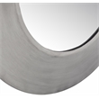 Meridian Furniture Sphere Silver Iron Framed Mirror