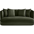 Meridian Furniture Alder Green Velvet Loveseat