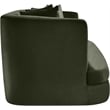 Meridian Furniture Alder Green Velvet Loveseat