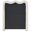 Meridian Furniture Gavin Cream Chenille Fabric Twin Bed