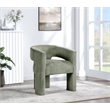 Meridian Furniture Riz Green Microsuede Corduroy Accent/Dining Chair