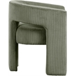Meridian Furniture Riz Green Microsuede Corduroy Accent/Dining Chair