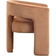 Meridian Furniture Riz Saddle Microsuede Corduroy Accent/Dining Chair