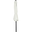 Meridian Furniture Fiji White Polyester Patio Umbrella