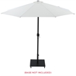 Meridian Furniture Fiji White Polyester Patio Umbrella